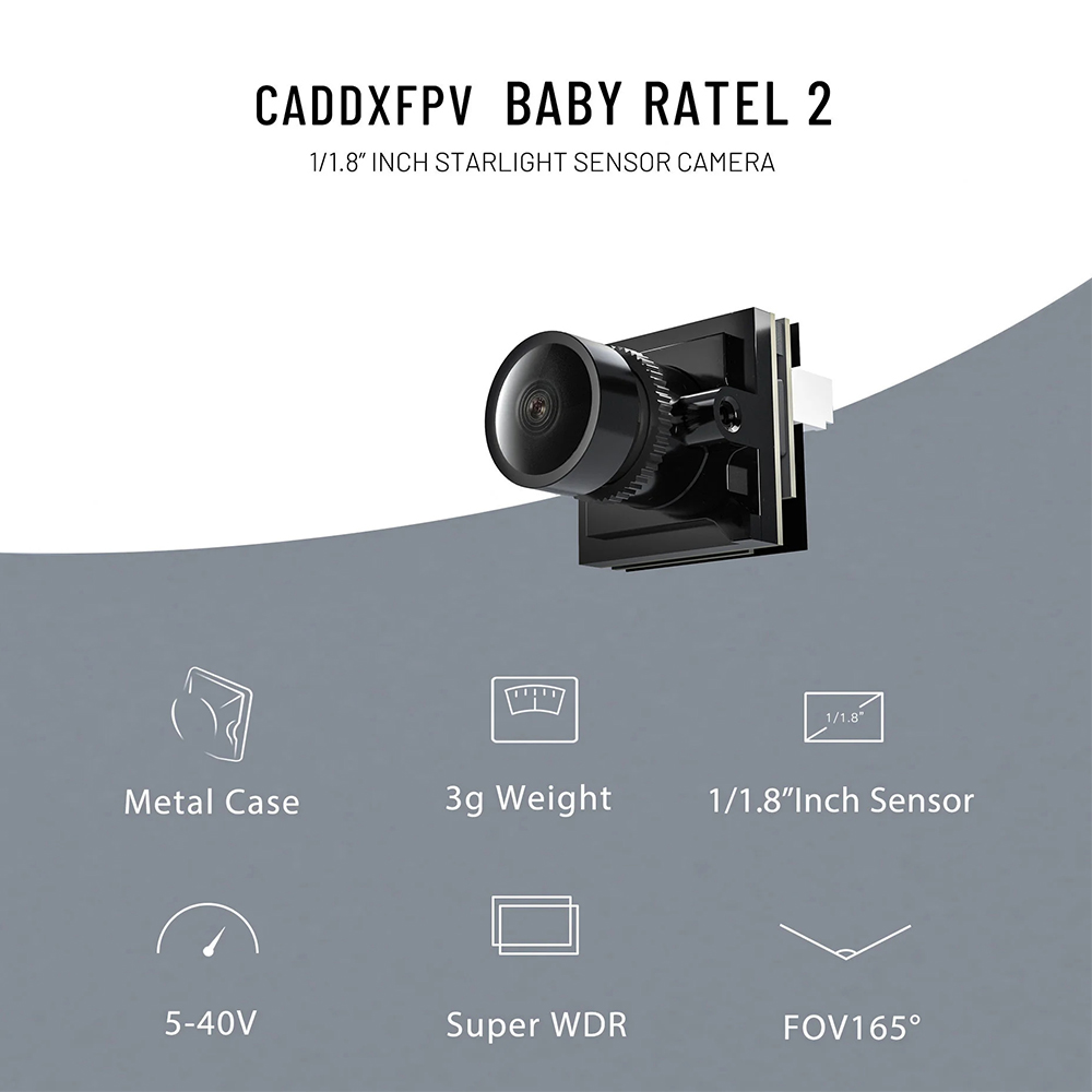 CADDX Micro FPV Camera Ratel 2 - Drone Rc Leading ulasan dan harga