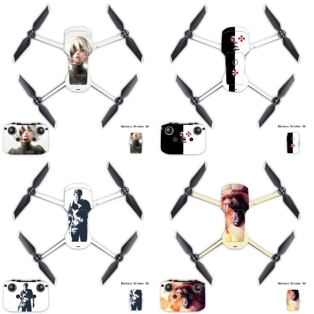 PVC Stickers Waterproof Skin D - Drone Rc Cover ulasan dan harga